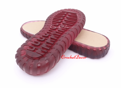 Punctured Soles with Holes for Hadmade Crocheted Shoes - Kid Soft CrochetDecor