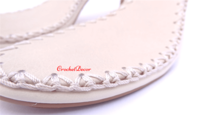 High Heel Sole for Crocheted Sandals - Cosette