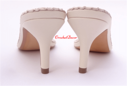 Stiletto High Heel Soles for Crocheted Shoes