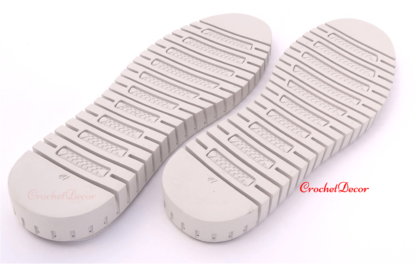 TR Rubber Soles for Sewing or Crocheting Handmade Shoes - Mecanik CrochetDecor