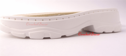 Manufacturer of PU Punctured Soles for Handmade Sewn or Crocheted Shoes - CrochetDecor Romania