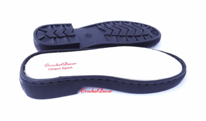 Rubber Soles Punctured for Crocheting Shoes CrochetDecor