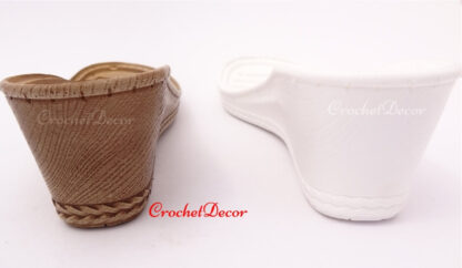 Orthopedic PU Soles for Hand Made Crocheted Sandals - Erika Gabor CrochetDecor