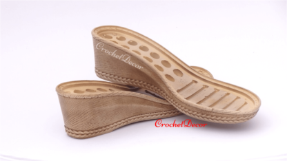 PU Wedge Soles for Crocheting sandals and Summer Boots - Erika Gabor CrochetDecor