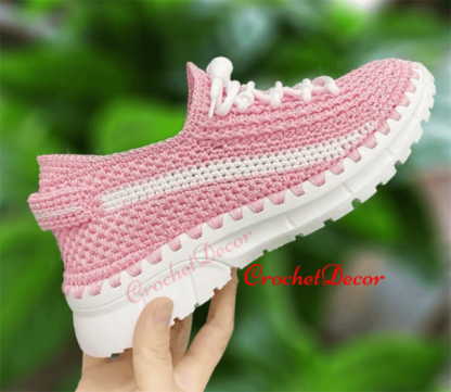 Athlete CrochetDecor Sole with Holes for Crocheted Sneakers