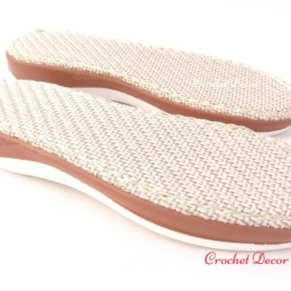 Lady CrochetDecor - PU Soles for Hand Made Crocheted Sandals